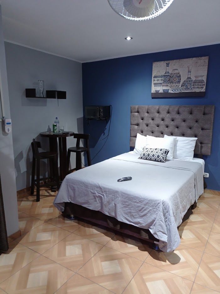 Recepción moderna del hotel